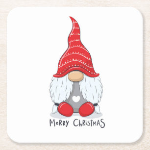 Niedlicher Weihnachtsgottesdienst Wasserfarbe    K Rechteckiger Pappuntersetzer