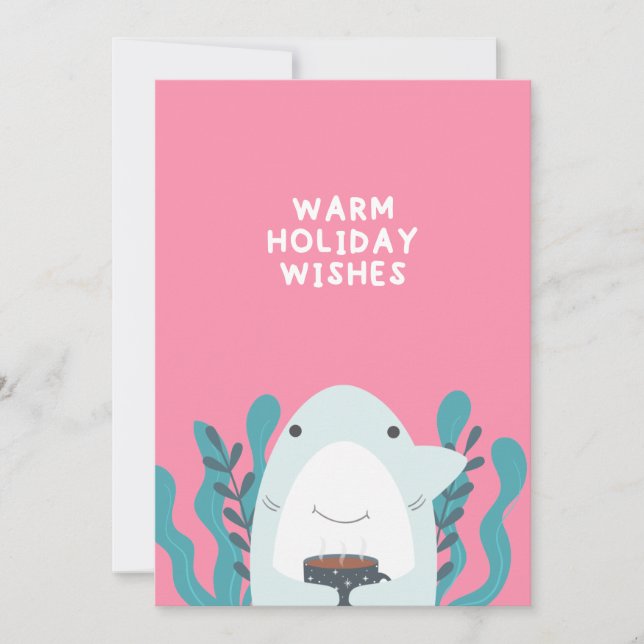 Niedlicher Weihnachtshai (Vorderseite)