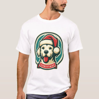 Niedlicher Weihnachtshund T-Shirt