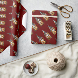 Niedlicher Weihnachtskalender Geschenkpapier