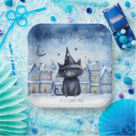 Niedlicher Weihnachtskalender Pappteller