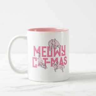 Niedlicher Weihnachtskalender Zweifarbige Tasse