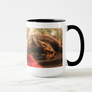 Niedlicher Weihnachtskaliko, Weihnachtsträume kan Tasse