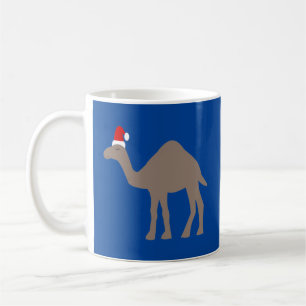 Niedlicher Weihnachtskamel Kaffeetasse