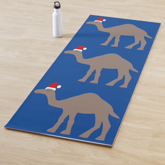 Niedlicher Weihnachtskamel Yogamatte (Beispiel)