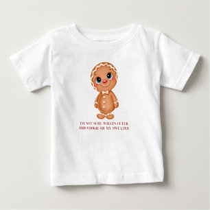 Niedlicher Weihnachtskeks Baby T-shirt