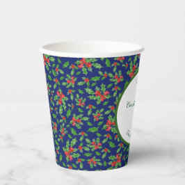 Niedlicher Weihnachtskochtausch Party Individuelle Pappbecher