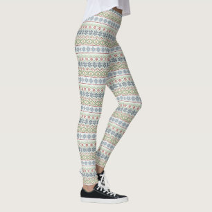 Niedlicher Weihnachtskraut Strick Urlaub Neujahrsw Leggings