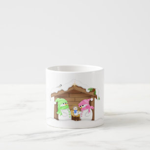 Niedlicher Weihnachtsmann Espressotasse