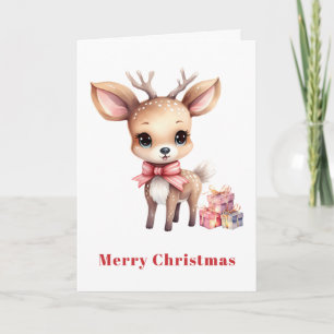Niedlicher Weihnachtsmann Feiertagskarte