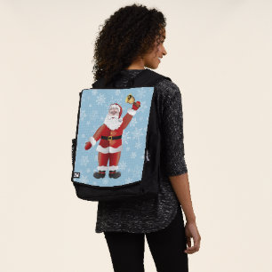 Niedlicher Weihnachtsmann Funny Weihnachten Cartoo Rucksack