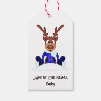 Niedlicher Weihnachtsmann Geschenkanhänger