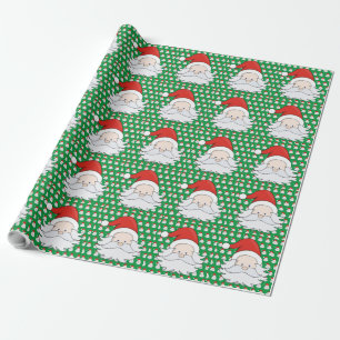 Niedlicher Weihnachtsmann Geschenkpapier
