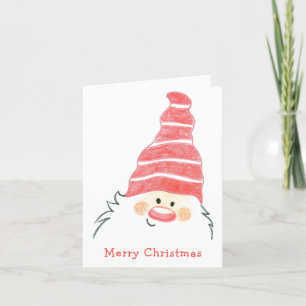 Niedlicher Weihnachtsmann Gnome Weihnachten