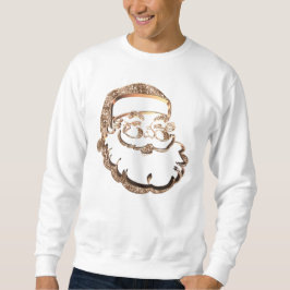 Niedlicher Weihnachtsmann Gold Vater Weihnachten Sweatshirt