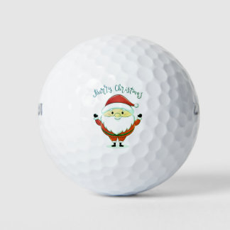 Niedlicher Weihnachtsmann Golfball