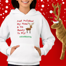 Niedlicher Weihnachtsmann, Kindername Hoodie