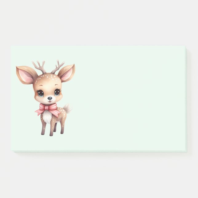 Niedlicher Weihnachtsmann Post-it Klebezettel (Vorderseite)