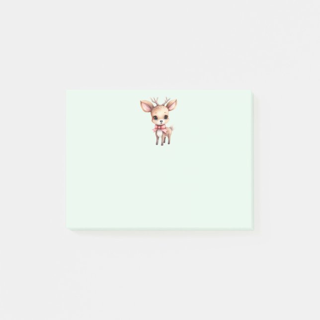 Niedlicher Weihnachtsmann Post-it Klebezettel (Vorderseite)