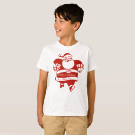 Niedlicher Weihnachtsmann Rot und Weiß Weihnachten T-Shirt