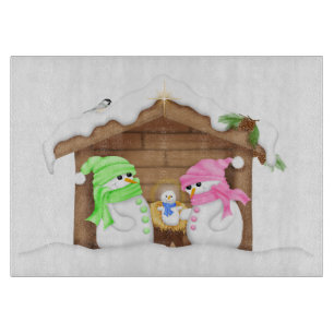 Niedlicher Weihnachtsmann Schneidebrett