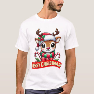 Niedlicher Weihnachtsmann T-Shirt