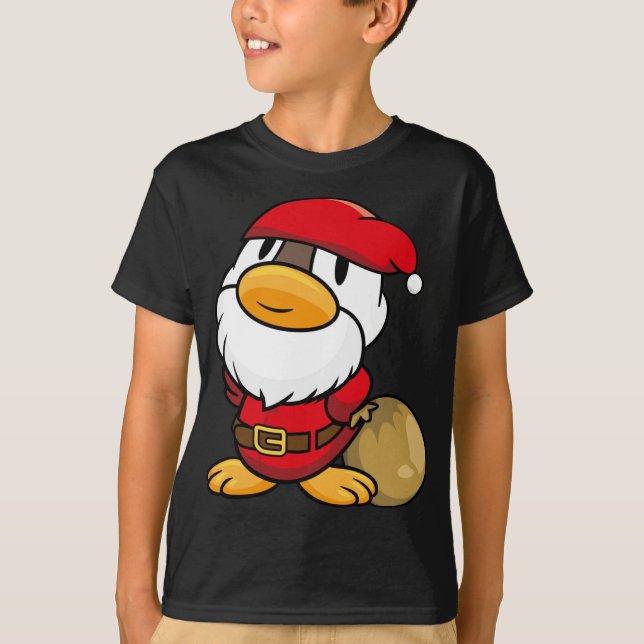 Niedlicher Weihnachtsmann T-Shirt (Vorderseite)
