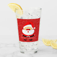 Niedlicher Weihnachtsmann und Schnee Weihnachten