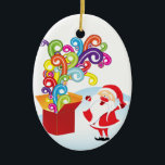 Niedlicher Weihnachtsmann und Weihnachtsschmuck de<br><div class="desc">Niedlicher Weihnachtsmann und Weihnachtsschmuck der Geschenkboxen.</div>