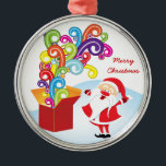 Niedlicher Weihnachtsmann und Weihnachtsschmuck de<br><div class="desc">Niedlicher Weihnachtsmann und Weihnachtsschmuck der Geschenkboxen.</div>