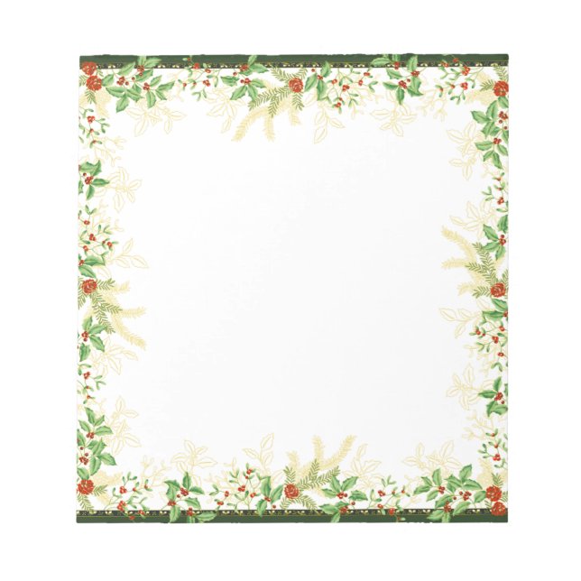 Niedlicher WeihnachtsNotepad Notizblock (Vorderseite)