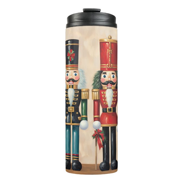 Niedlicher WeihnachtsNutcracker Thermosbecher (Vorderseite)