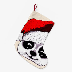 niedlicher Weihnachtspanda Kleiner Weihnachtsstrumpf