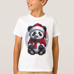 Niedlicher WeihnachtsPanda T-Shirt