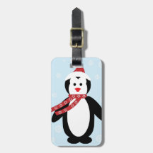 Niedlicher Weihnachtspenguin