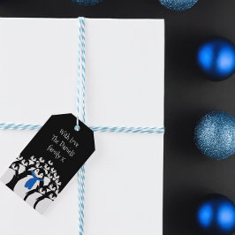 Niedlicher Weihnachtspenguin Personalisierte Gesch Geschenkanhänger