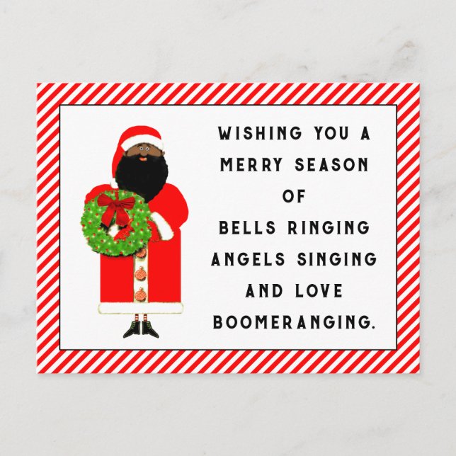 Niedlicher Weihnachtsrhyme Postkarte (Vorderseite)