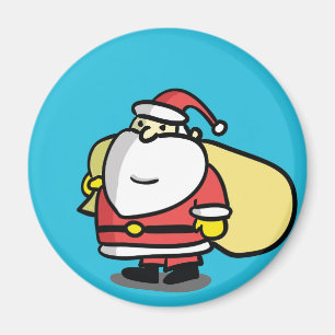 Niedlicher Weihnachtssankt-Magnet Magnet