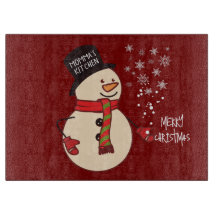 Niedlicher Weihnachtsschneemann Cartoon Custom Hol