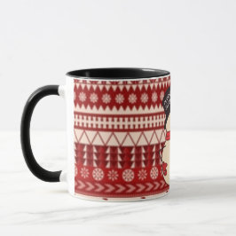 Niedlicher Weihnachtsschneemann Cartoon Custom Hol Tasse