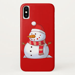 Niedlicher Weihnachtsschneemann Case-Mate iPhone Hülle