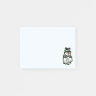 Niedlicher Weihnachtsschneemann Post-it-Notizen Post-it Klebezettel