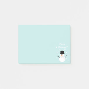 Niedlicher Weihnachtsschneemann Winter Feiertage S Post-it Klebezettel