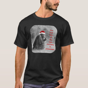 Niedlicher WeihnachtsShirt-"Yoda ähnlicher" T-Shirt