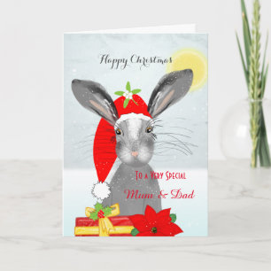 Niedlicher Weihnachtsurlaub Personalisiert Special Feiertagskarte