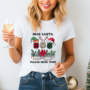 Niedlicher Weihnachtswein T - Shirt