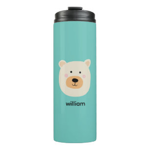 Niedlicher Weißbär Thermosbecher
