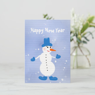 Niedlicher weißer Schneemann