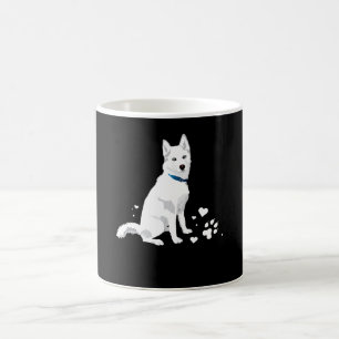 Niedlicher weißer sibirischer Husky - Sweet White  Kaffeetasse