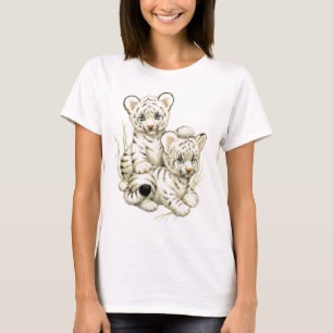 Niedlicher weißer Tiger CUB T-Shirt